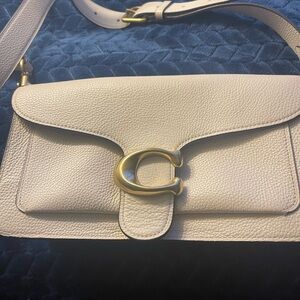 Coach Tabby 26 . Crossbody in white . Excellent condition gold hardware
